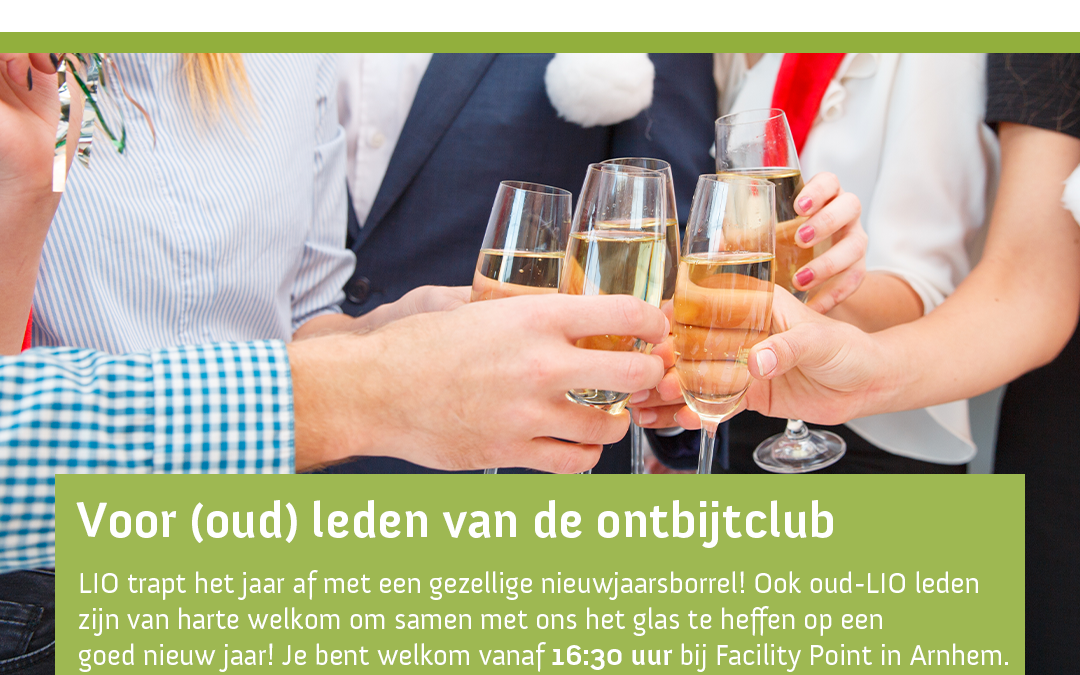 (Oud) ledenborrel – donderdag 18 januari